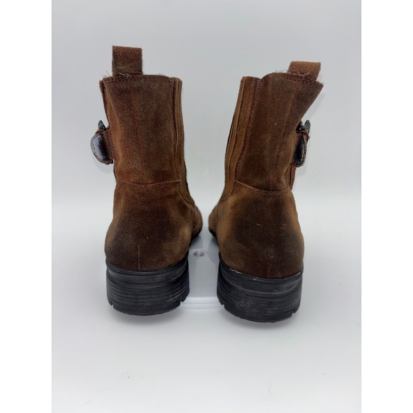 MARK NASON Lounge U Rock Boot‎ Cross Brown Suede Leather Shoe Mens Buckle Chukka main image 11
